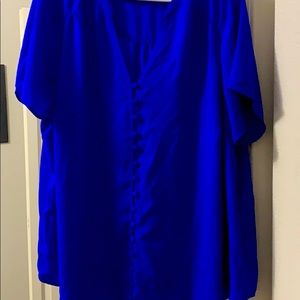 Torrid electric blue shirt